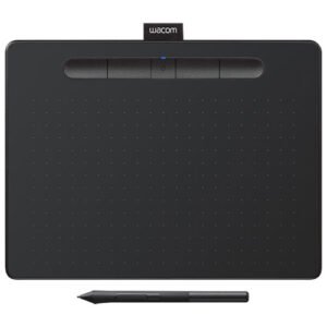 Wacom Intuos 8.5" x 5.3" Graphic Tablet with Stylus (CTL6100WLK0) - Black