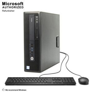 Refurbished (Good) - HP ProDesk 600 G2 SFF, Intel Quad Core i5 6500 up to 3.6 GHz, 16 GB DDR4 RAM, 500 GB, WiFi, Bluetooth, DVD, Windows 10 Pro 64 Bit